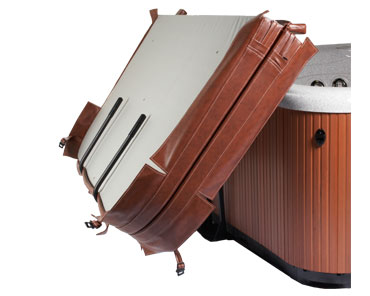 Cover Caddy - Spa Cover Lifter transitional movement.
