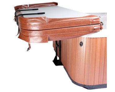 Cover Caddy - Spa Cover Lifter transitional movement.
